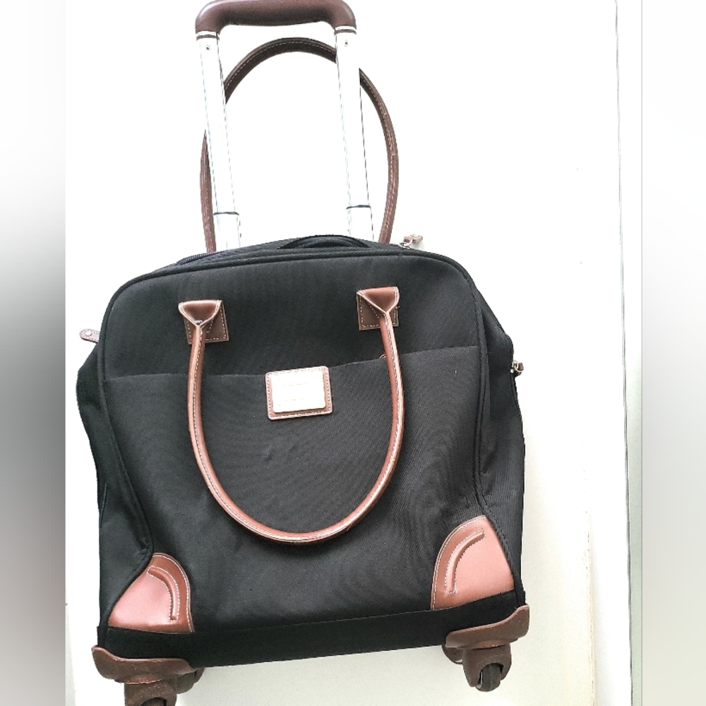 Elle Black and Brown Carry On Bag